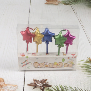 China Imports 5 Pieces Star Shape <em>Birthday</em> <em>Candles</em> <em>Birthday</em> Party Supplies