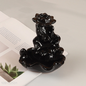 Factory Supply Ceramic Waterfall <em>Incense</em> Holder Ceramic Backflow <em>Incense</em> Burner