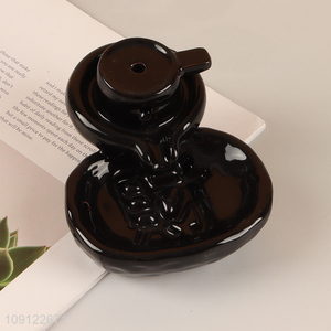 Hot Selling Decorative Backflow <em>Incense</em> Burner Ceramic Waterfall <em>Incense</em> Holder