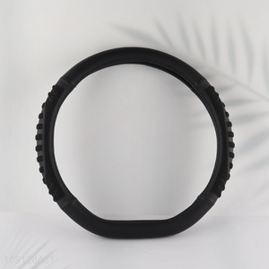 Good selling black leather <em>car</em> <em>steering</em> <em>wheel</em> <em>cover</em> <em>car</em> interior accessories