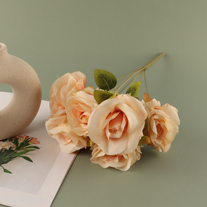 Factory Price <em>Artificial</em> <em>Flower</em> Bouquet Fake <em>Flower</em> for Home Wedding Decor