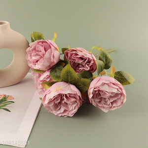 High Quality <em>Artificial</em> <em>Flower</em> Bouquet Fake <em>Flower</em> for Garden Patio Decor