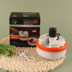 High Quality DC 5V 50W Type C Rechargeable Led <em>Emergency</em> Lamp Outdoor Camping <em>Light</em>