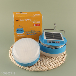 New Arrival 5V 100 150W Retractable Solar Usb Rechargeable Led <em>Emergency</em> <em>Light</em> for Indoor Outdoor