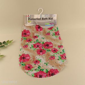 Hot products flower printed anti-slip household protection <em>bath</em> <em>mat</em>