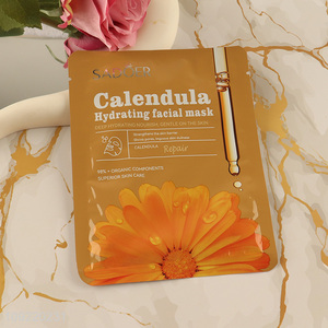 New arrival adult calendula hydrating facial <em>mask</em> deep repair facial <em>mask</em>