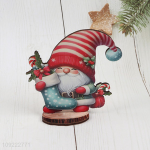 Hot Selling Wooden Christmas Gnome Table <em>Decorations</em> Christmas Table Centerpieces