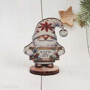 Factory Price Wooden Christmas Gnome Table <em>Decorations</em> Christmas Table Centerpieces