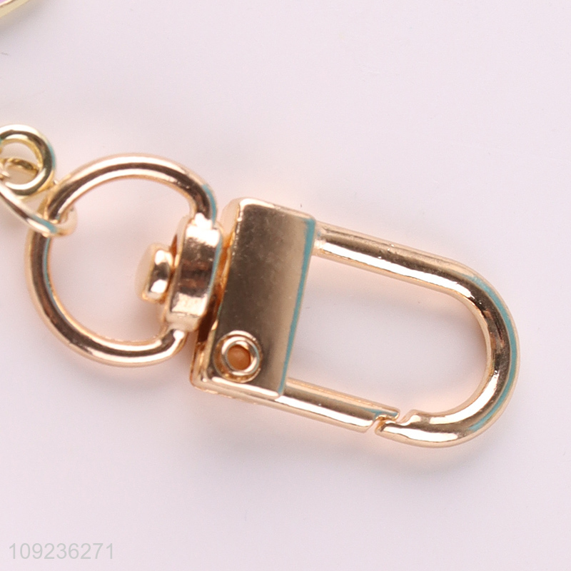 Hot selling butterfly shape alloy keychain key rings wholesale