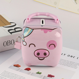 Hot Selling Tin Piggy Bank Tin <em>Money</em> <em>Box</em> Tin Coin Bank for Kids