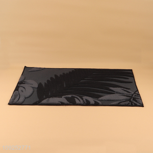 Good selling black soft polyester washable <em>floor</em> <em>mat</em> door <em>mat</em> <em>floor</em> rug wholesale