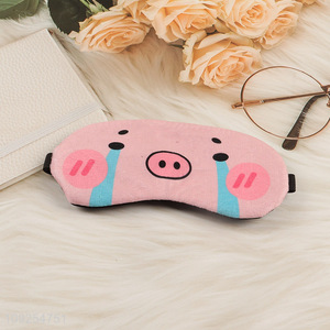 Hot products cartoon pig cute travel sleeping eye <em>mask</em> eye cover