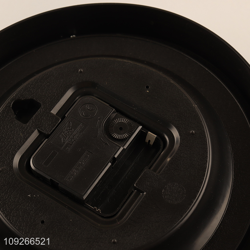 New Product Round Plastic Wall Clock Battery Operated Wall Clock for Kitchen