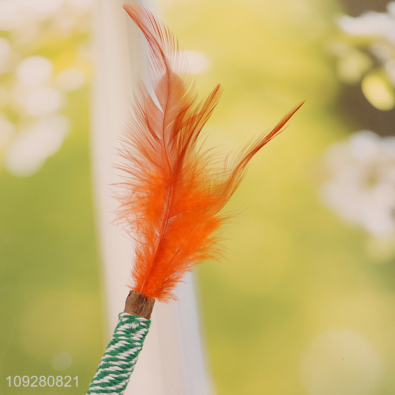 Hot products cat feather tease toy cat interactive toy