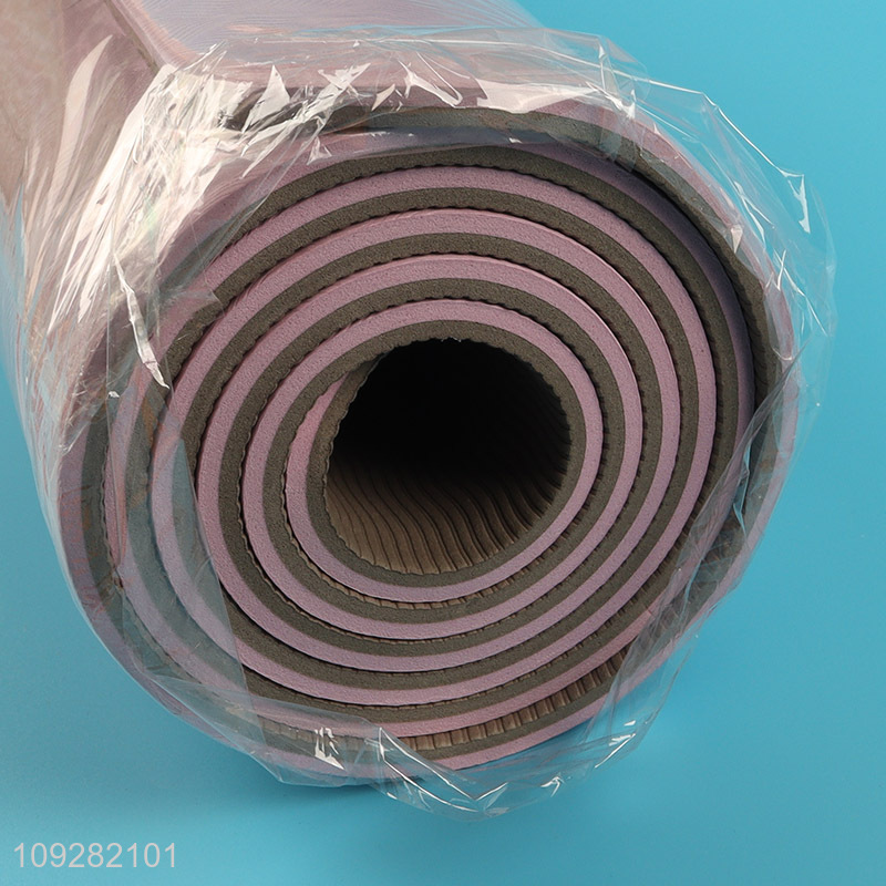 Good selling professional fitness yoga mat with carrying strap