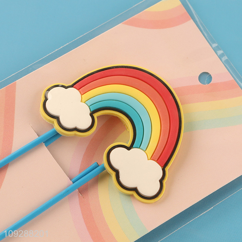 China supplier rainbow cloud iron paper clips for sale