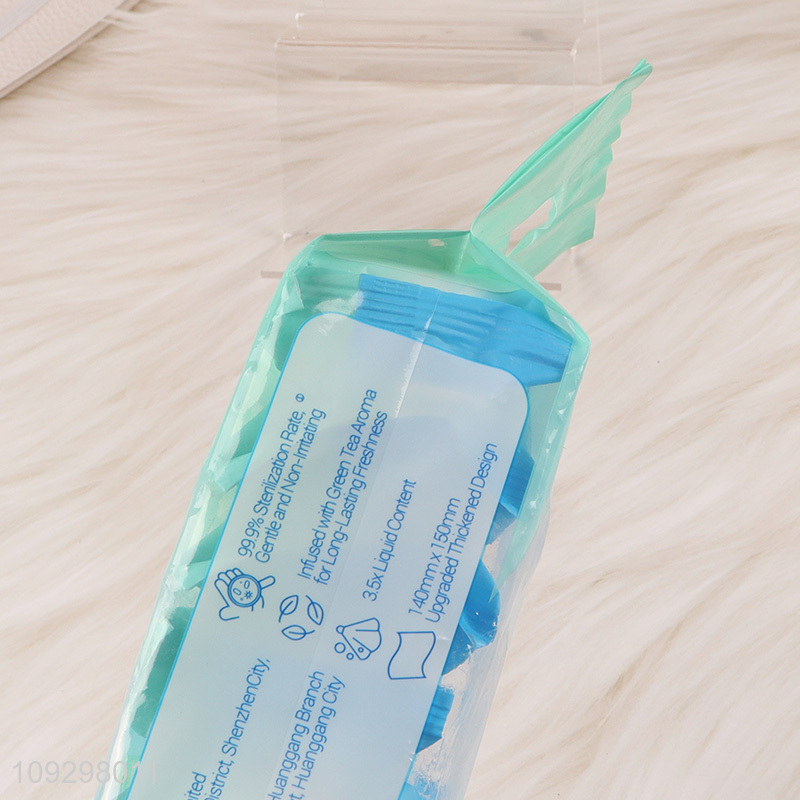 Most popular green tea aroma sanitizing wipes