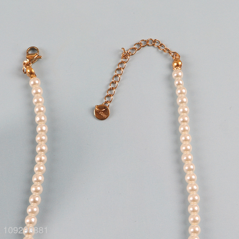 Good price fashion accessories pearl necklace for gifts