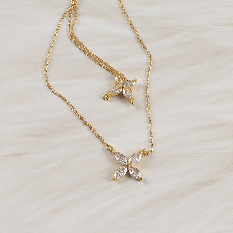 China wholesale women fashion accessories alloy necklace