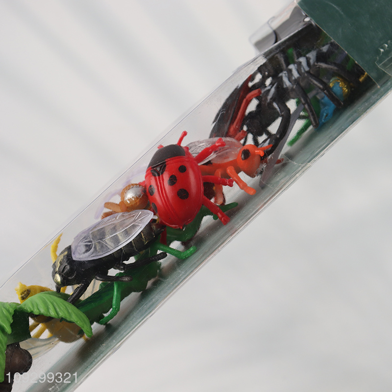 Hot selling 12pcs insect model toys for children