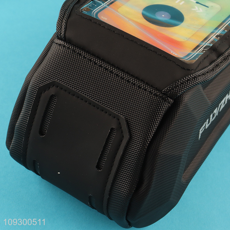 Factory price waterproof front frame top tube bag bicycle bag