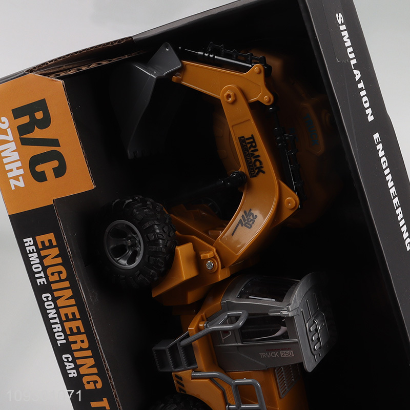 Top quality remote control engineering truck toys for kids