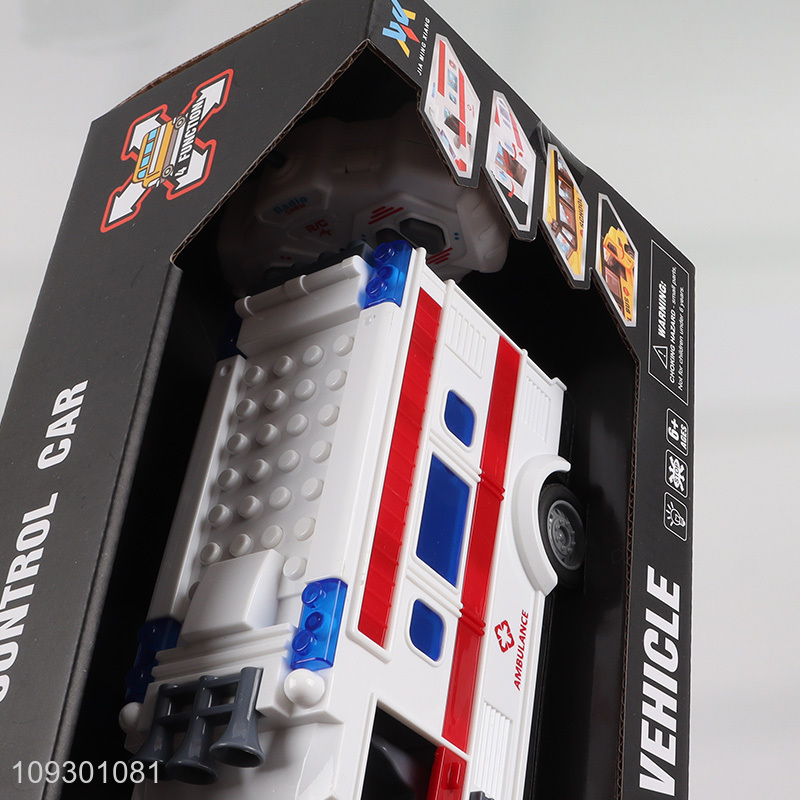 Good quality kids remote control ambulance toys