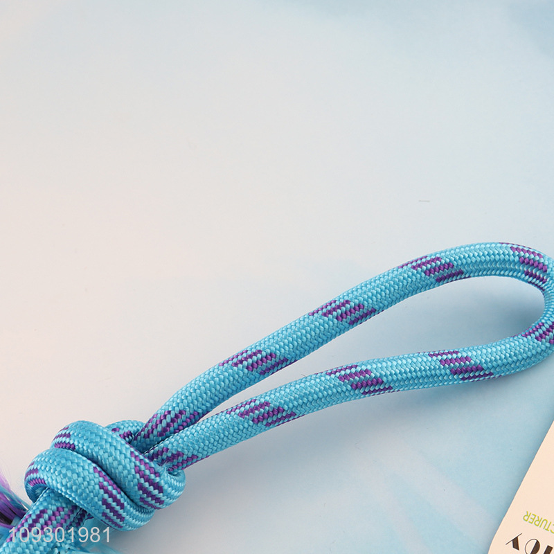 Low price pet chew toy teething toy with cotton rope