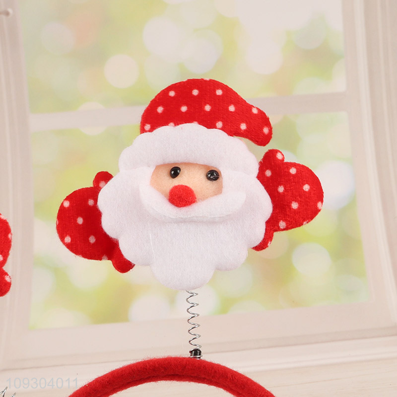 Good price Santa Claus christmas hair hoop hair accessories