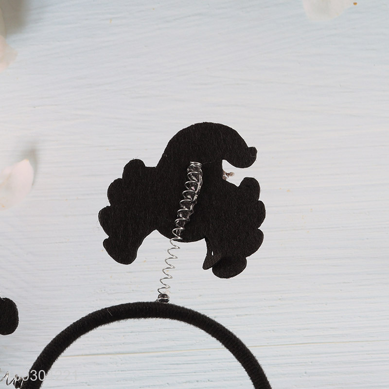 China wholesale spider net Halloween party hair hoop hair accessories