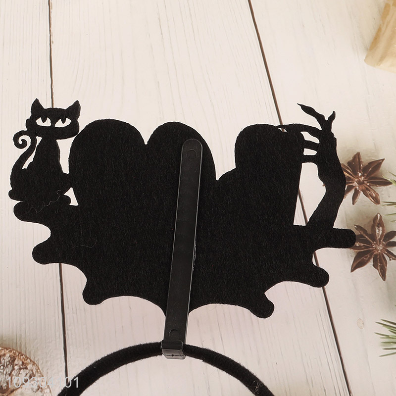 China products spider net Halloween party decoration hair hoop