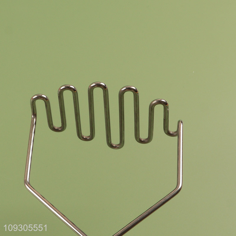 Factory price stainless steel kitchen gadget potato press