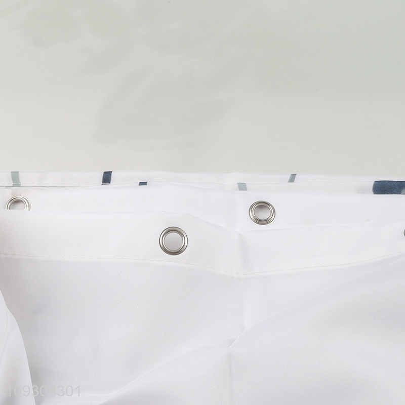 Yiwu market waterproof bathroom shower curtain for sale