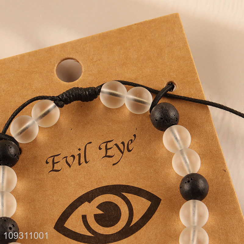 Yiwu market good luck fashion jewelry stone beaded bracelet