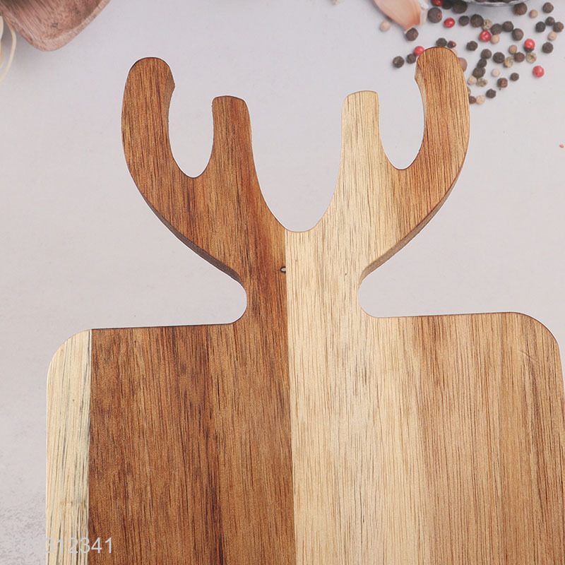 New product wooden chopping blocks cutting board with handle