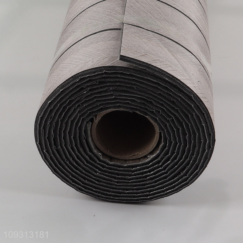Factory wholesale waterproof wood grain self-adhesive floor tiles