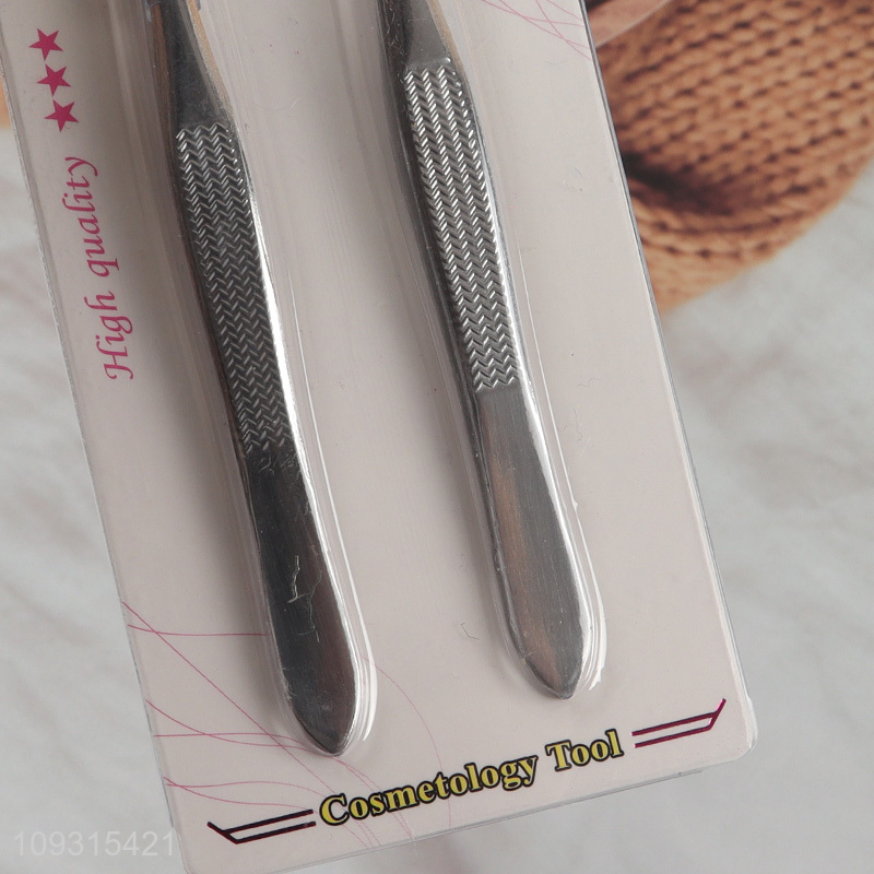 Low price 2pcs eyebrow tweezers eyebrow clamps set