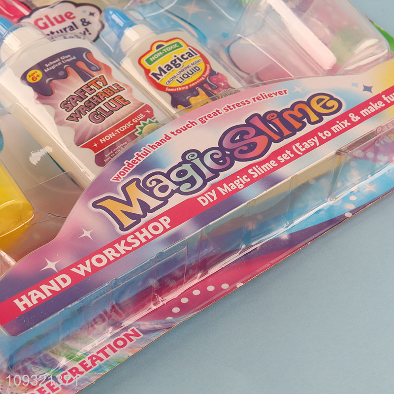 Best selling children diy magic slime crystal slime toys
