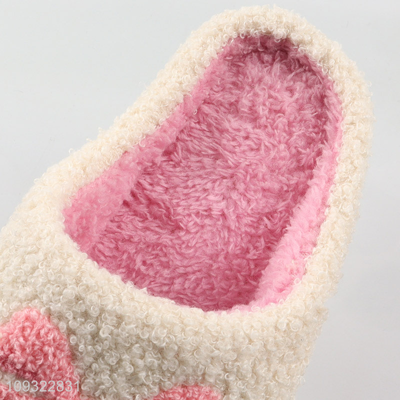 Good quality home slipper polyester slippers for women