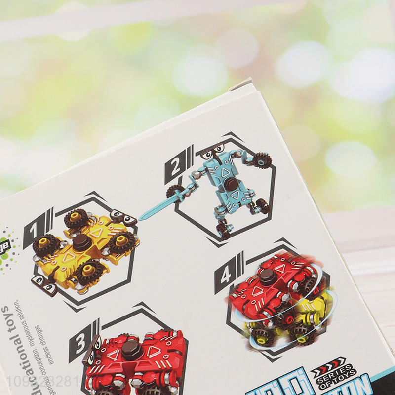 Popular products children Transformable robot gyro toy