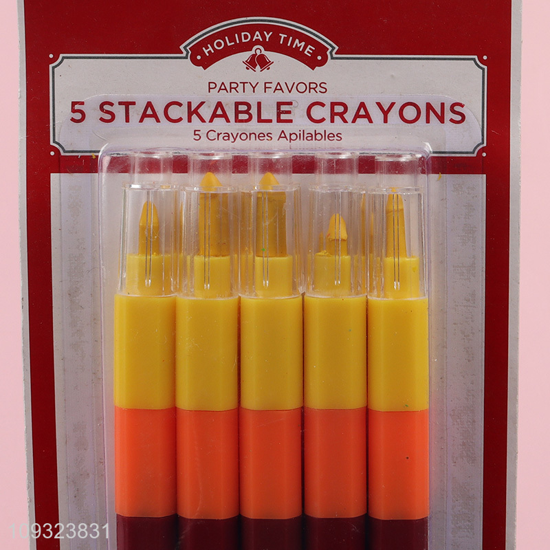 Factory price creative stacking crayon for painting