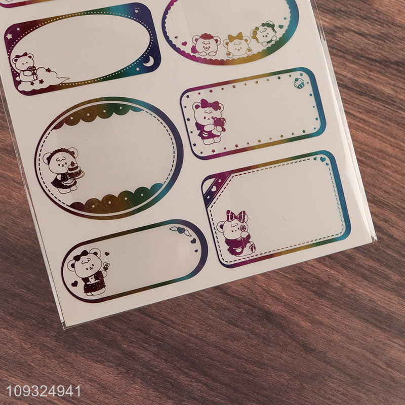 Best sale cartoon students sticky tabs name sticker