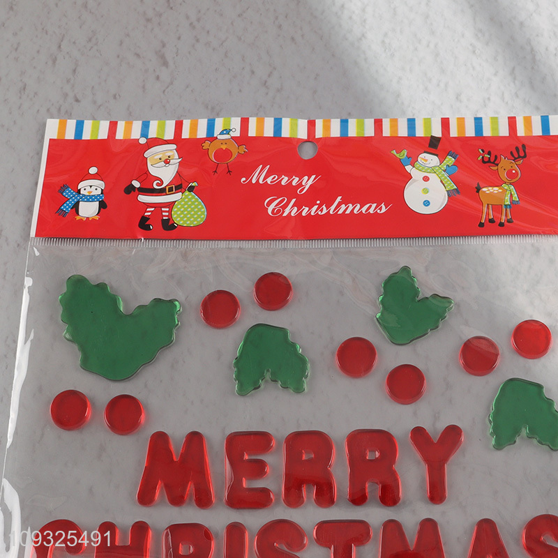 Most popular tpr Christmas sticker window sticker