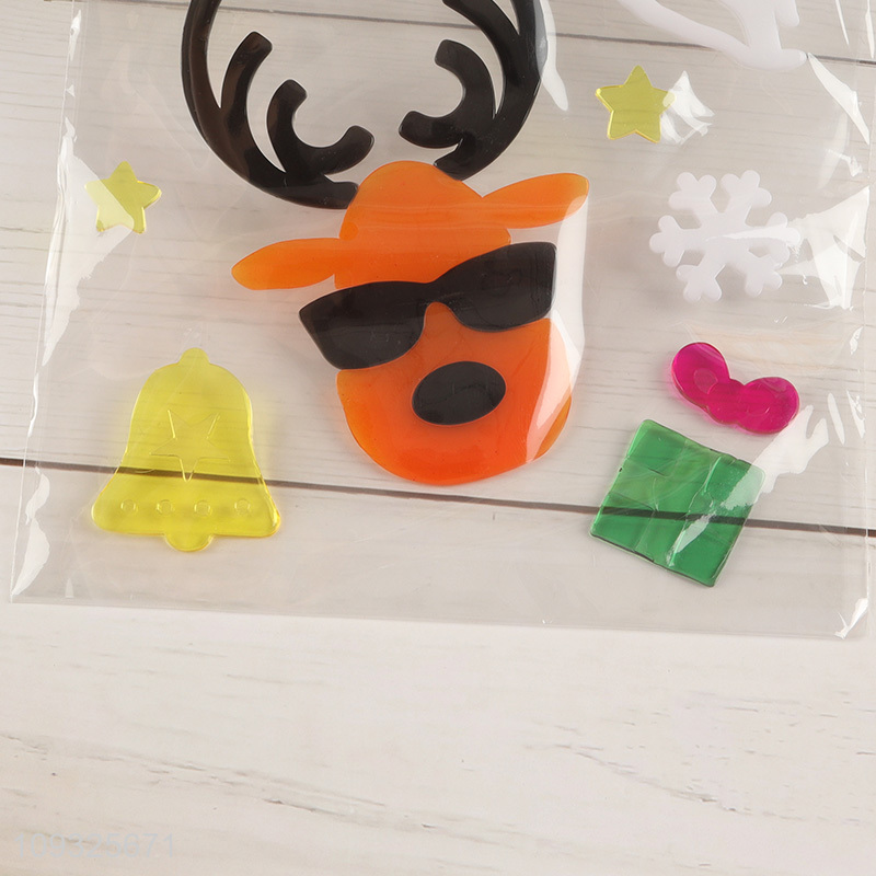 Hot products tpr Christmas sticker window sticker