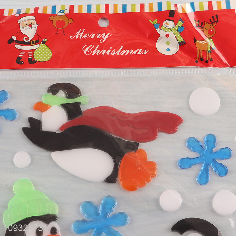 Good selling cartoon Christmas sticker window sticker