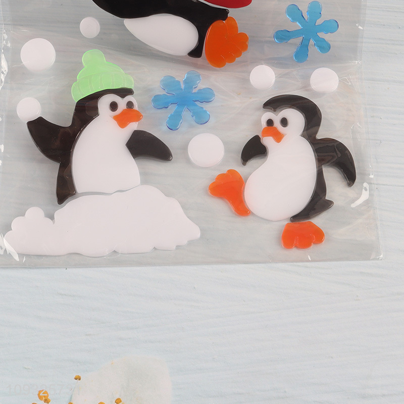 Good selling cartoon Christmas sticker window sticker