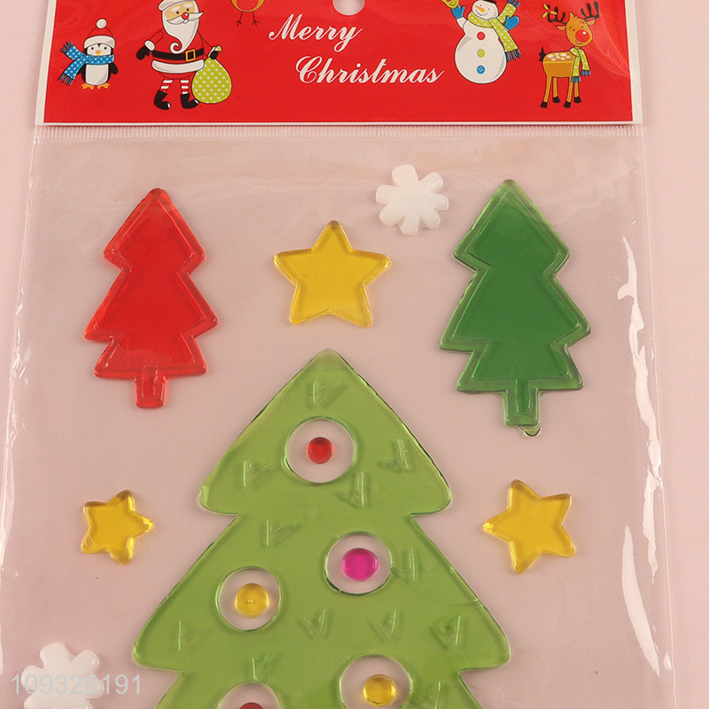 Good quality tpr Christmas decoration window sticker