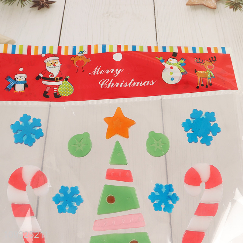 China factory tpr Christmas sticker window sticker