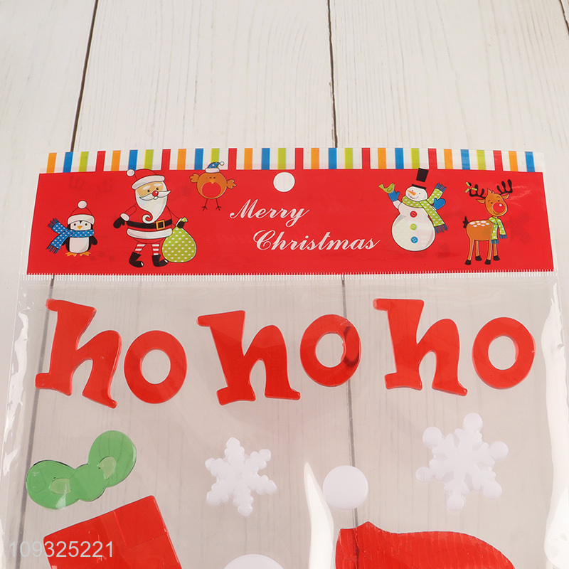 Top selling tpr Christmas sticker window sticker wholesale