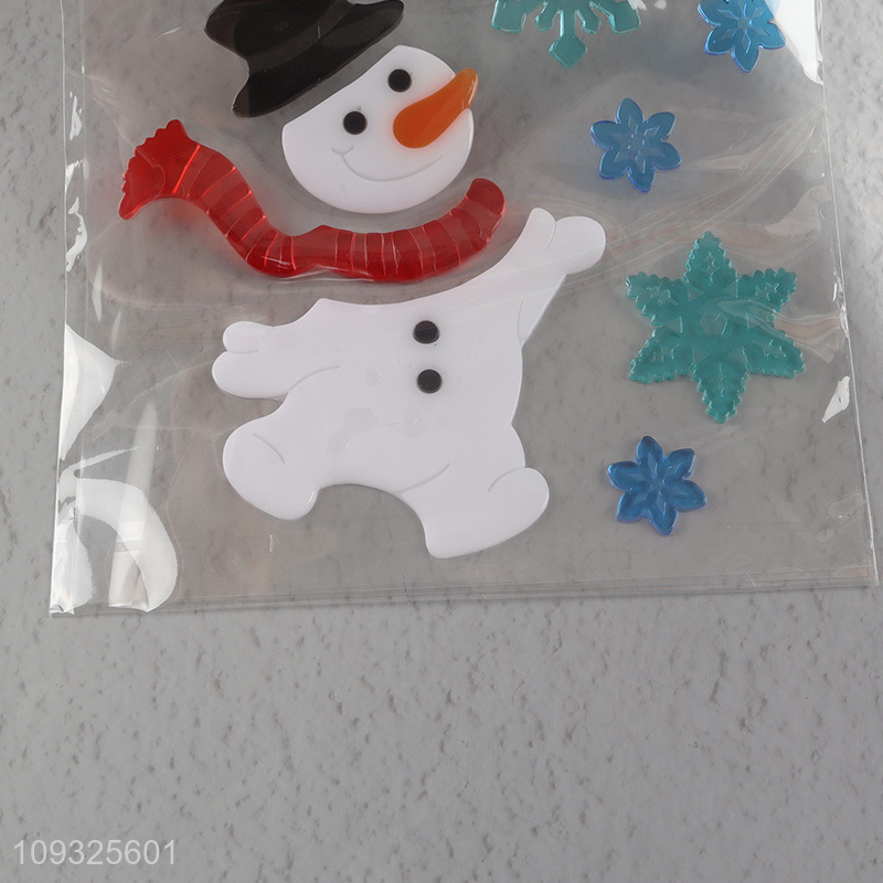 Low price snowman Christmas sticker window sticker